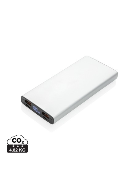 Powerbank in alluminio da 10.000 mAh 18W con PD Powerbank in alluminio da 10.000 mAh 18W con PD
